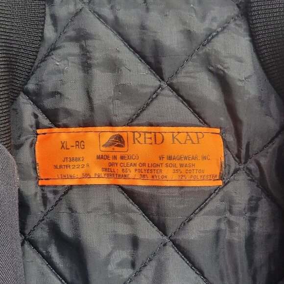 Red Kap men’s navy blue work jacket size XL-RG. *USED CONDITION check pics. - Picture 2 of 5